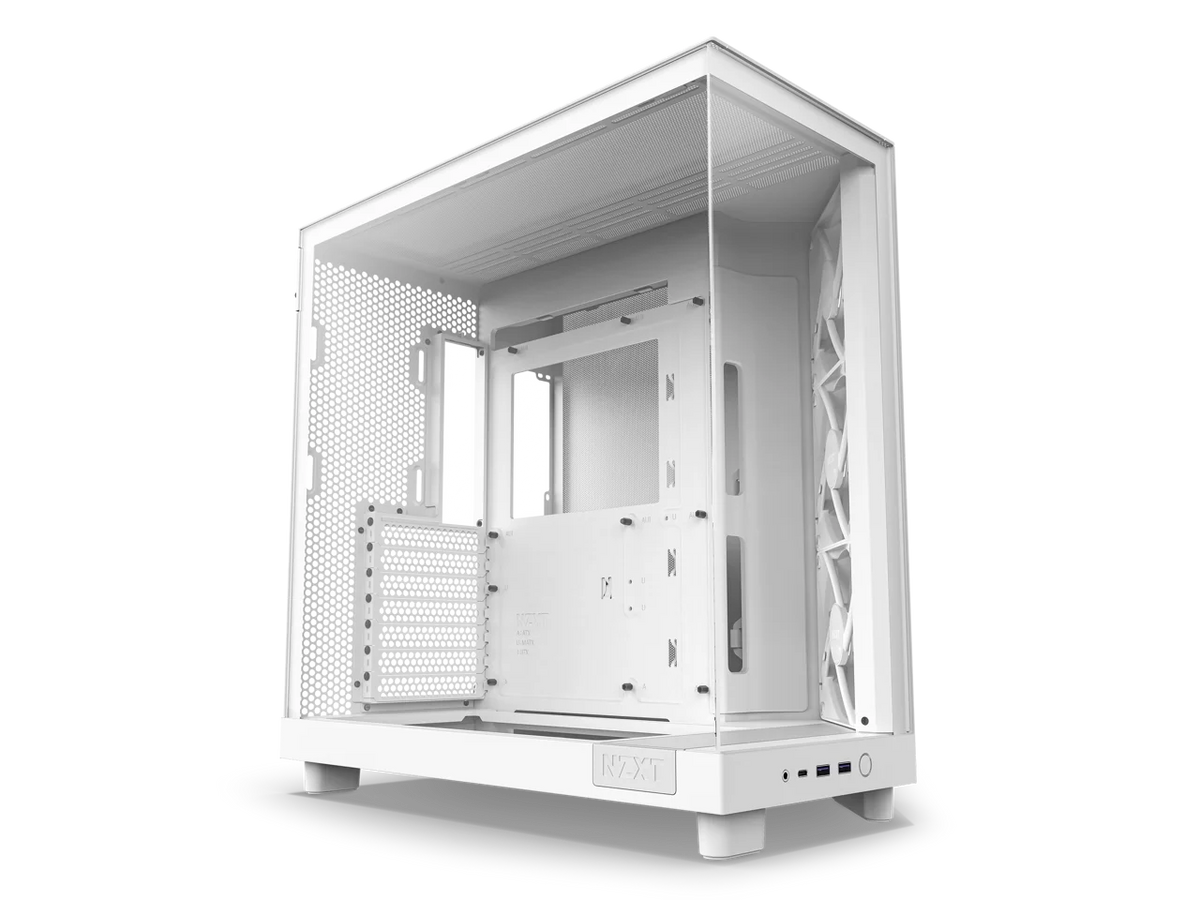 NZXT Flow RGB White Airflow Case — product view 7
