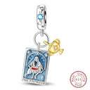Charm Sterling Silver Tarot Card