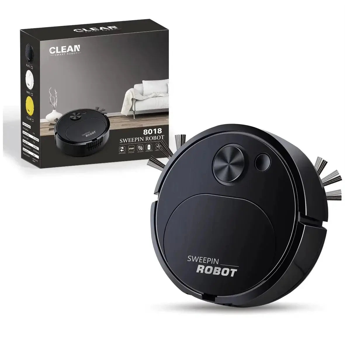 USB Sweeping Robot Vacuum Cleaner Mopping 3 In 1 Wireless - OurLum.com