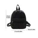 Compact Nylon Mini Backpack for Women
