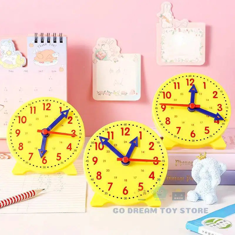 Montessori Clock Colorful Clocks For Fun Preschool Learning