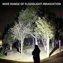 Compact USB Charging LED Flashlight Portable Telescopic Zoom Strong Light Focused Long-Range Household Emergency Lighting