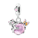 Mula Pink Sterling Silver Charm