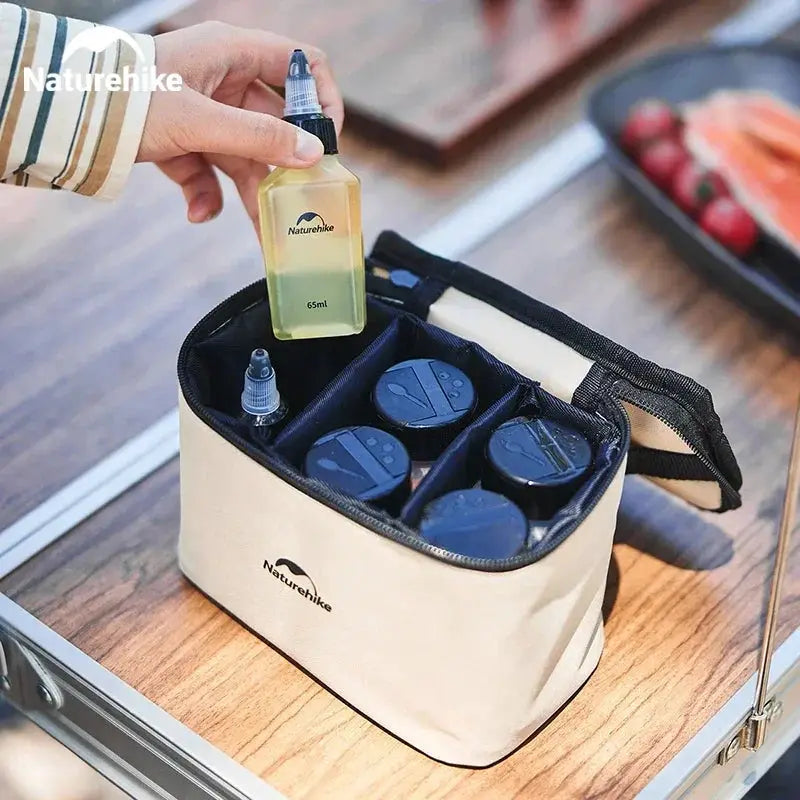 Portable Spice Jars Camping Cooking Set for Outdoor Meals