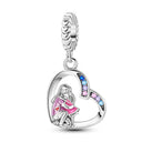 Mula Pink Sterling Silver Charms