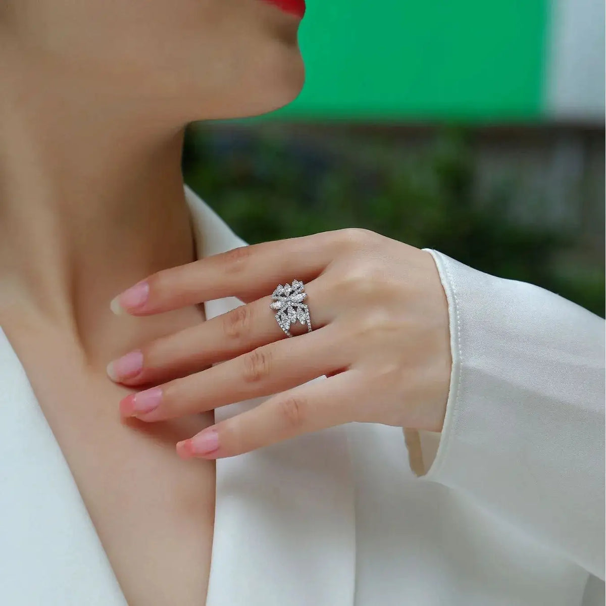 Dazzling Moissanite Butterfly Ring — product image 1