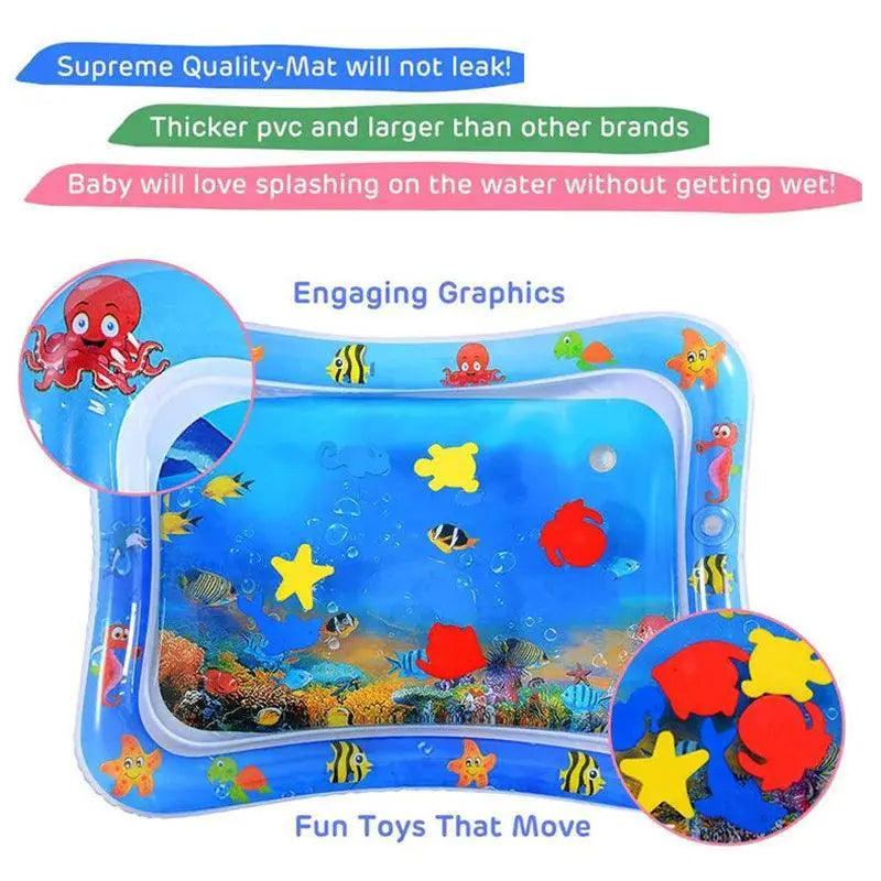Baby Developmental Water Play Mat for Early Learning