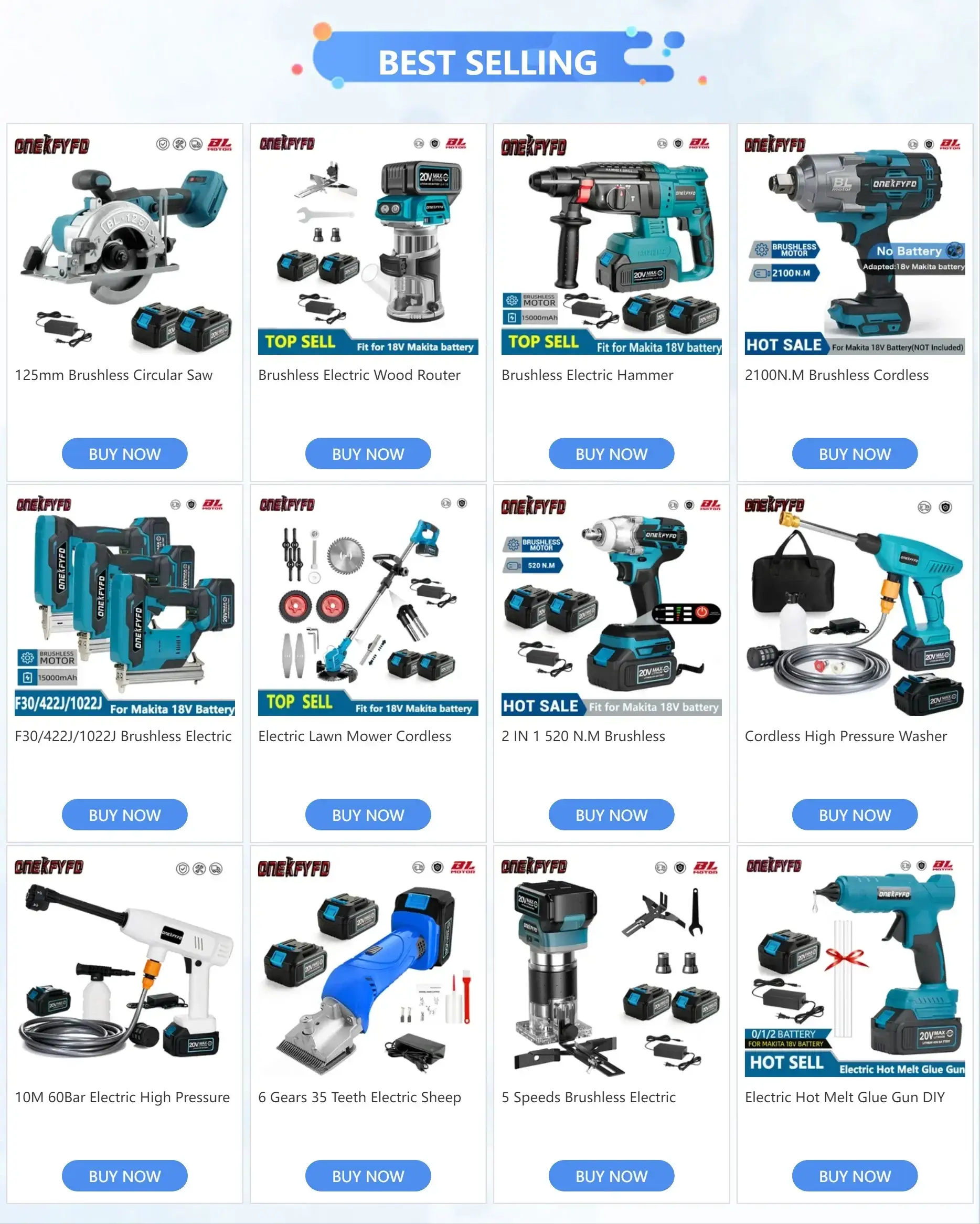 Makita 18V Cordless 2In1 Hedge Trimmer Pruning Shear