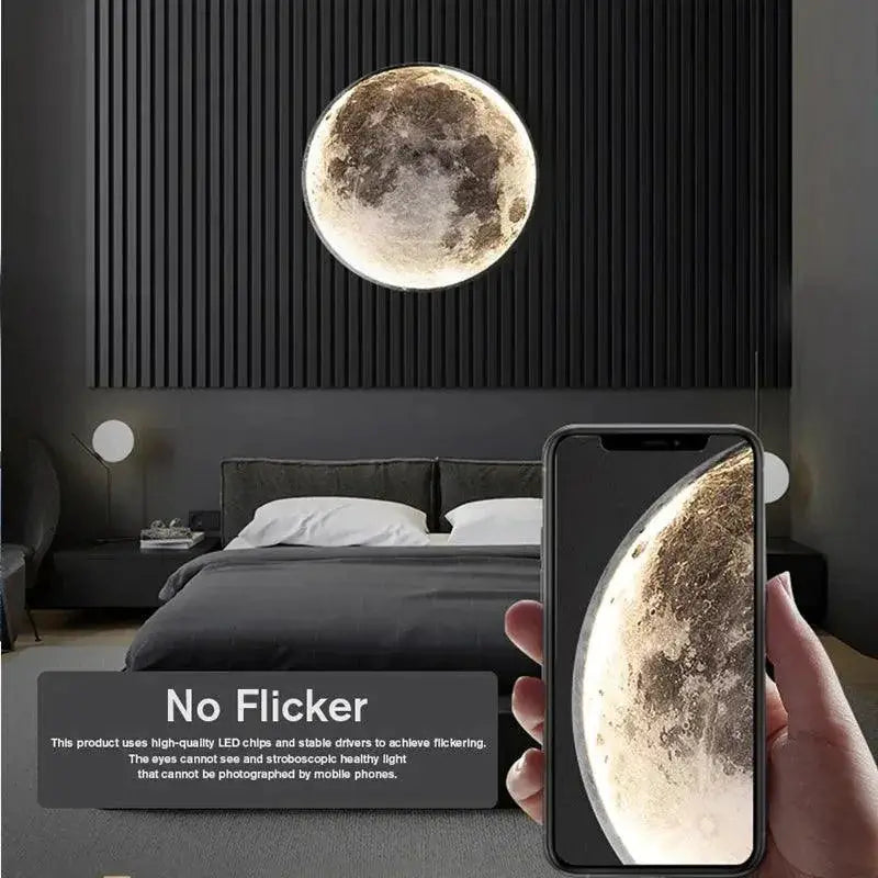 Dimmable LED Moonlight Ceiling Fixture For Modern Decor