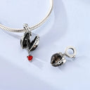 Mula Charm Sterling Silver Rose