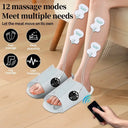Smart Foot Massager EMS TENS Pulse Device for Athlete Recovery Daily Stress Relief Care Machine Home Spa Use Lightweight