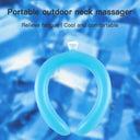 Neck Massager Cooling Ring Portable Outdoor Summer Cool Tube