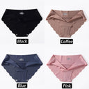 Silk Comfort Briefs Set: Luxurious Seamless Panties Women