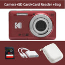 Kodak Pixpro FZ55 16MP Red 5X Zoom Cam