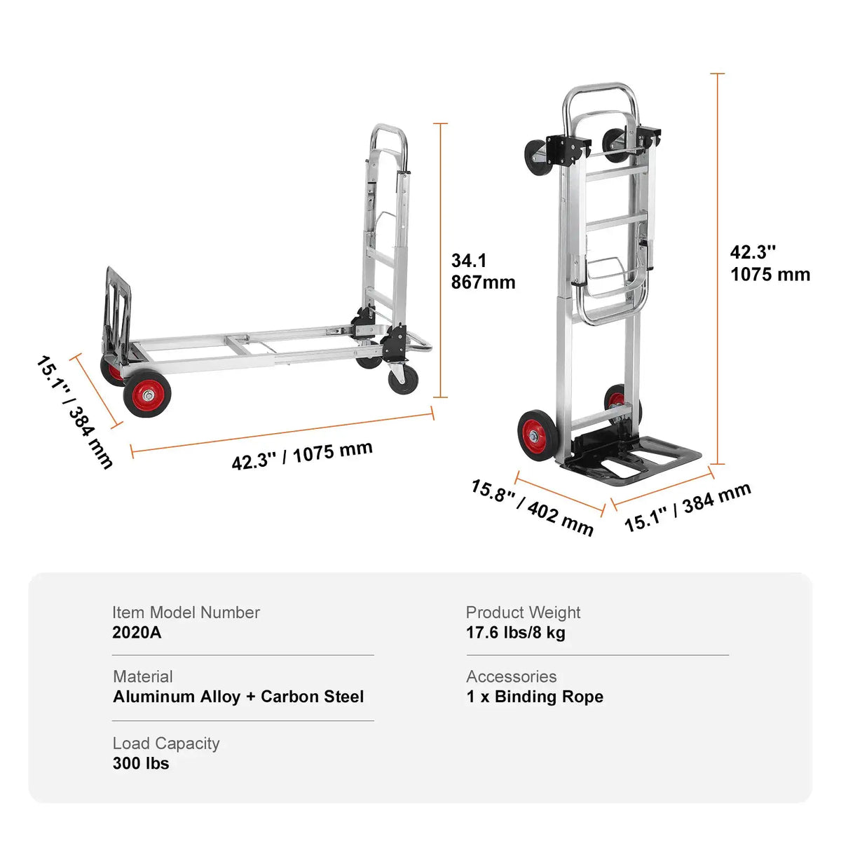 Aluminum Folding Hand Truck — product image 7