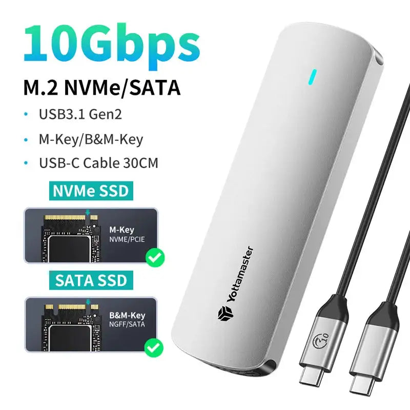Yottamaster Enclosure - Dual Protocol USB C -  product image