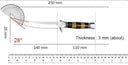 Razor-Sharp Sashimi Cleaver for Fish