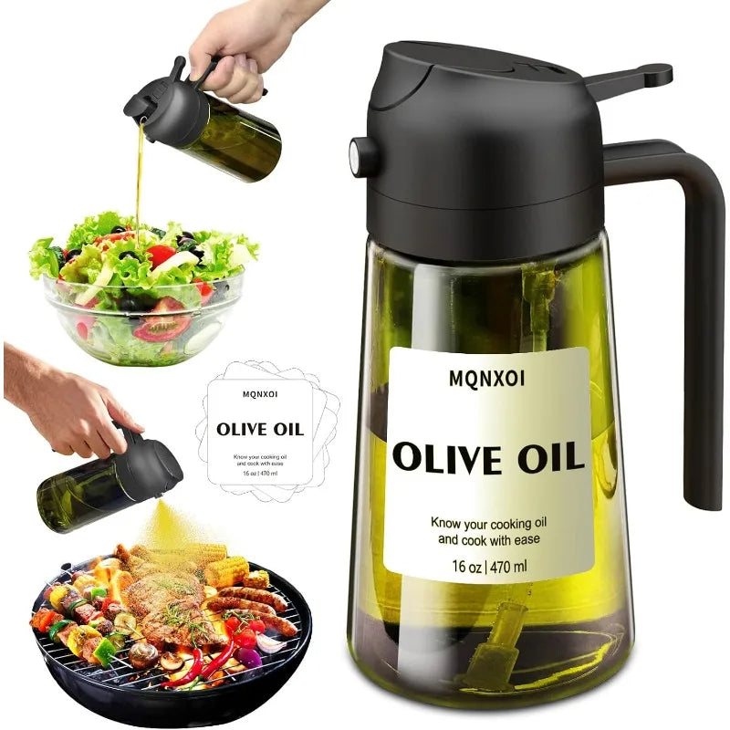 Glass Oil Sprayer & Dispenser, Olive Cooking, Air Fryer — product view 7