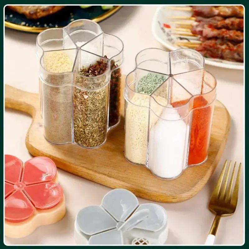 Five In One Spice Dispenser With Independent Openings