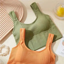 Crop Top with Built-In Bra for Women