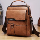 Men's iPad Shoulder Bag in PU Leather