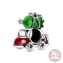 Sterling Silver Christmas Charm Santa
