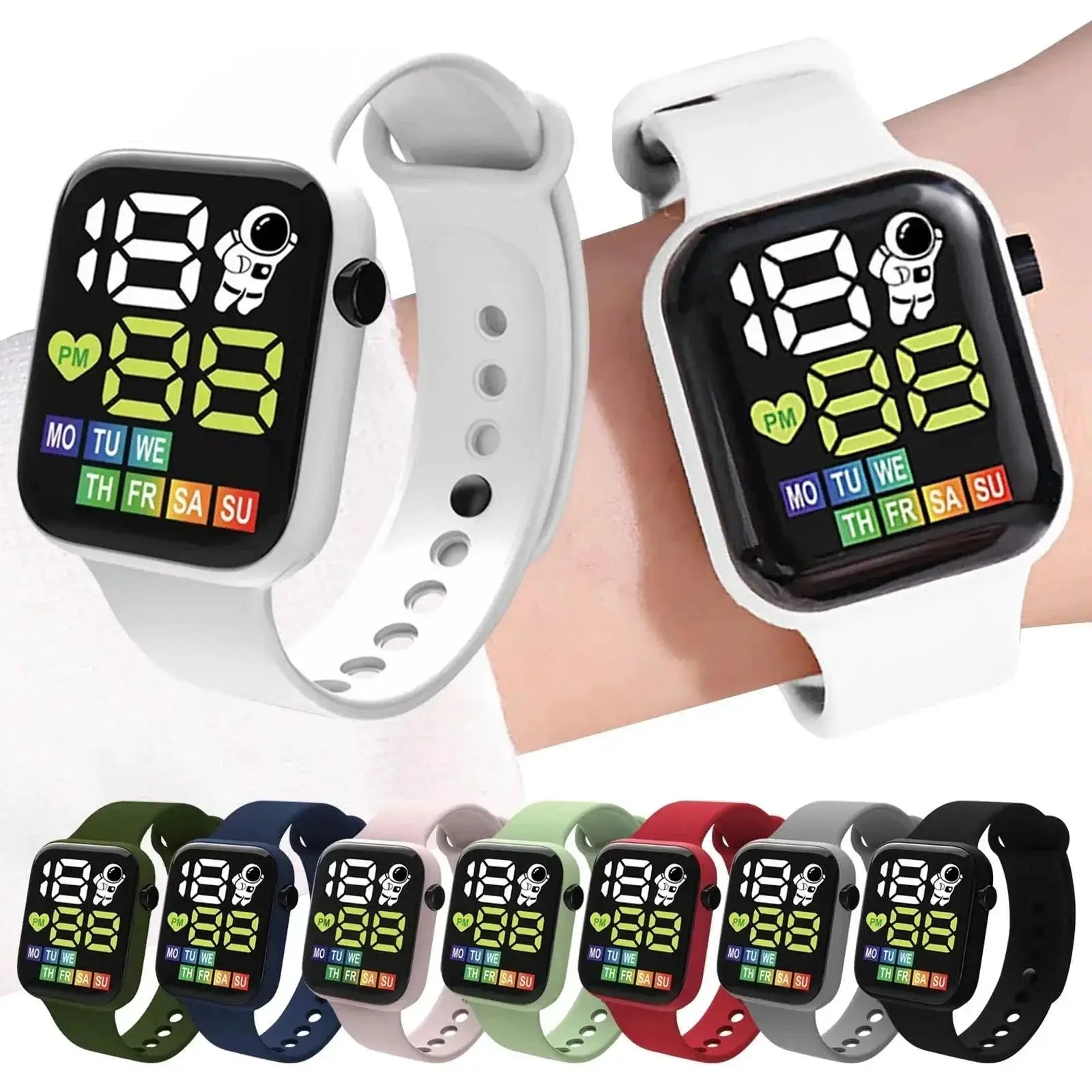 Kids Waterproof Sports Watch With Power Saving Mode