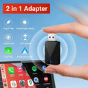 Mini Wired to Wireless CarPlay Android Auto 2in1 AI Box