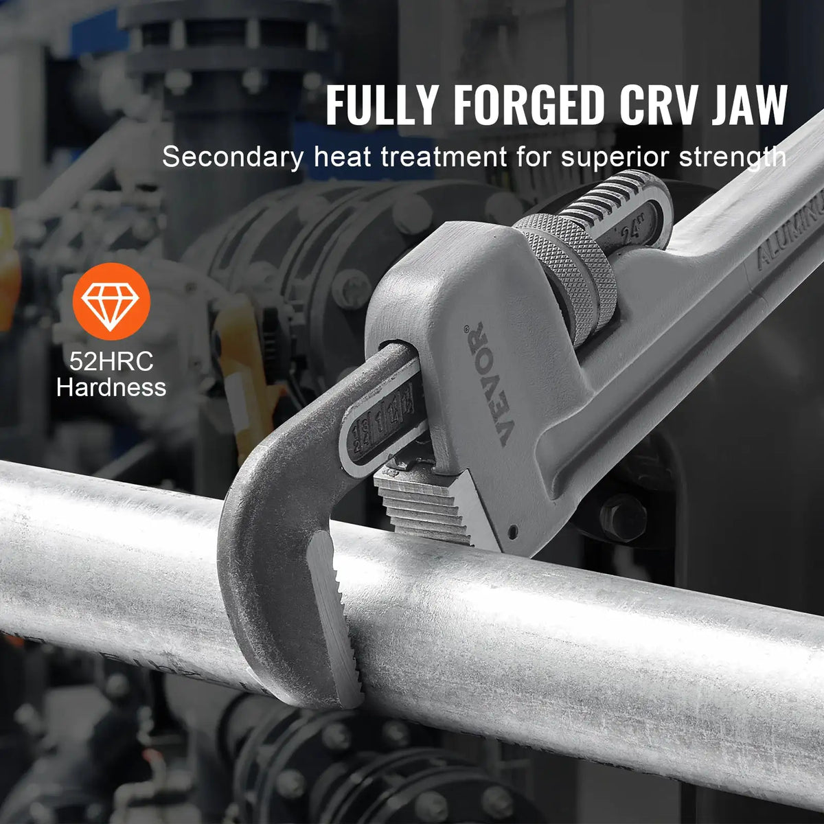Adjustable Aluminum Pipe Wrench — product view 3