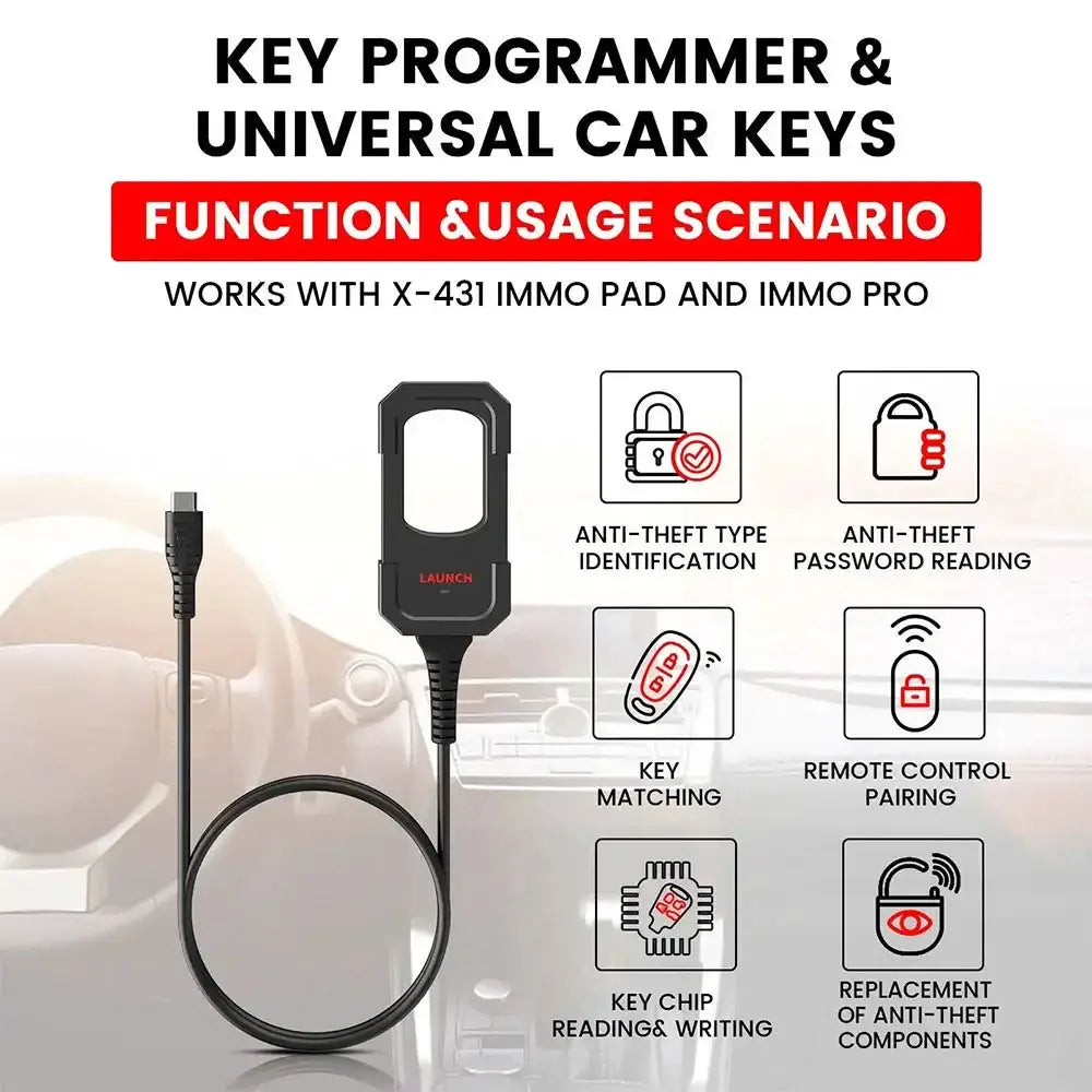 Launch X431 Key Programmer 4 Keys Set IMMO Tools In Stock
