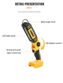 Cordless LED Work Light for Camping