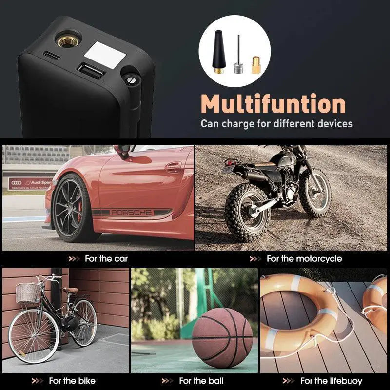 CARSUN Portable Tire Inflator Inflate Anywhere Anytime