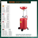 VEVOR 20 Gallon Waste Oil Drain Tank Air Operated Drainer