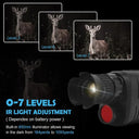 Night Vision Monocular 300m Range For Hunting 1080P Infrared