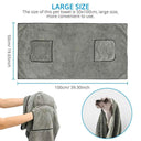 Super Absorbent Pet Towel Robe For Quick Dry 50x100cm