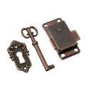 Antique Cabinet Lock - Easy Left Right Turn.