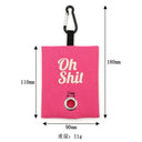 Pet Waste Bag Dispenser Portable Canvas Garbage Bags