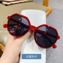 Trendy Round Frame Sunglasses in Candy Colors UV400 Protection