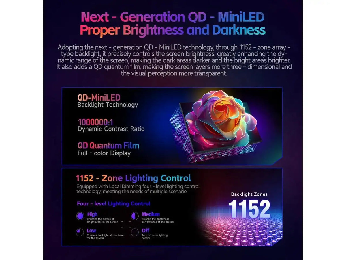 HKC 27 Inch 4K 160Hz Miniled Monitor