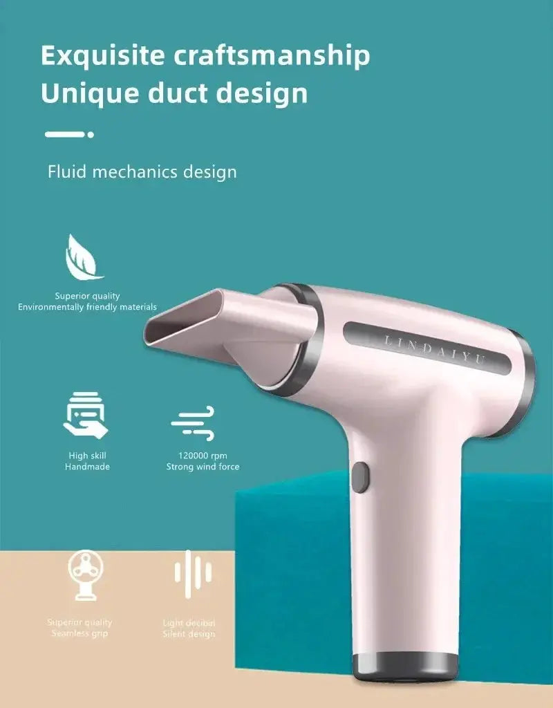 Portable Wireless Hair Dryer 11000RPM 4 In 1 Travel