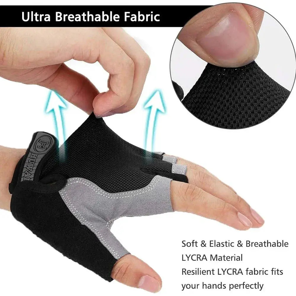 Cycling Gloves for Men and Women Anti Slip Gel Pad