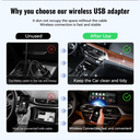 XUDA NEW Wireless CarPlay Android Auto Adapter For Nissan