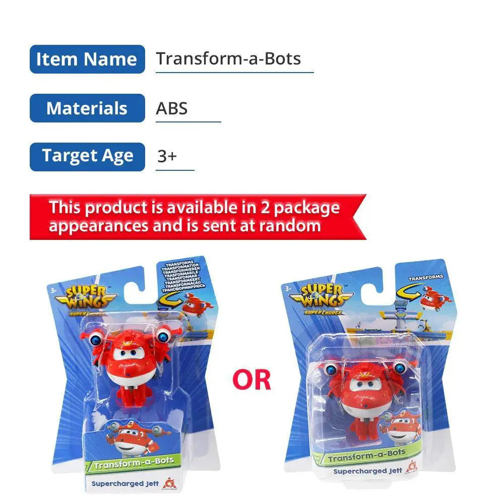 Super Wings Mini Transforming Robot Action Figures Toys