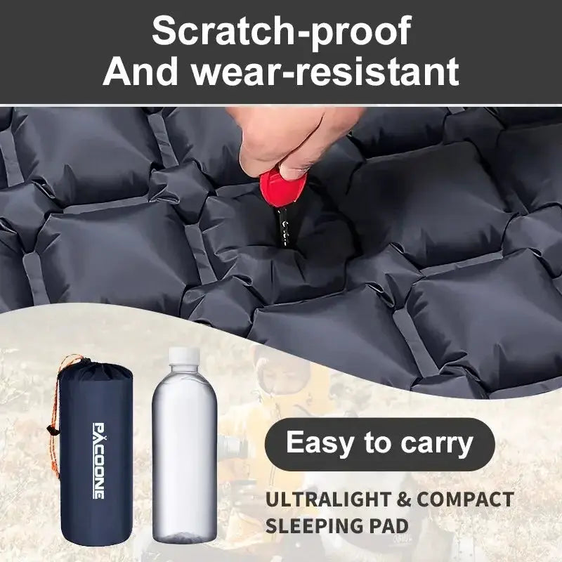 Outdoor Camping Sleeping Pad Folding Sleep Mat Inflatable