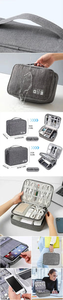 Waterproof Travel Cable Organizer Bag
