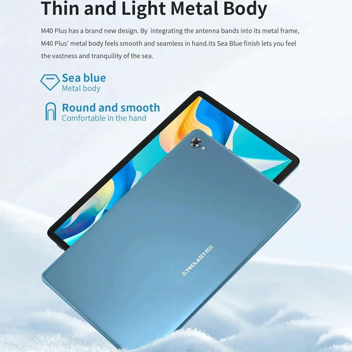 M40 Plus 10.1 Inch Android 12 Tablet With 8GB RAM And GPS