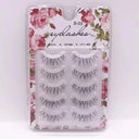 Crisscross 3D Faux Mink Eyelashes Set - 5 Pairs Glamorous