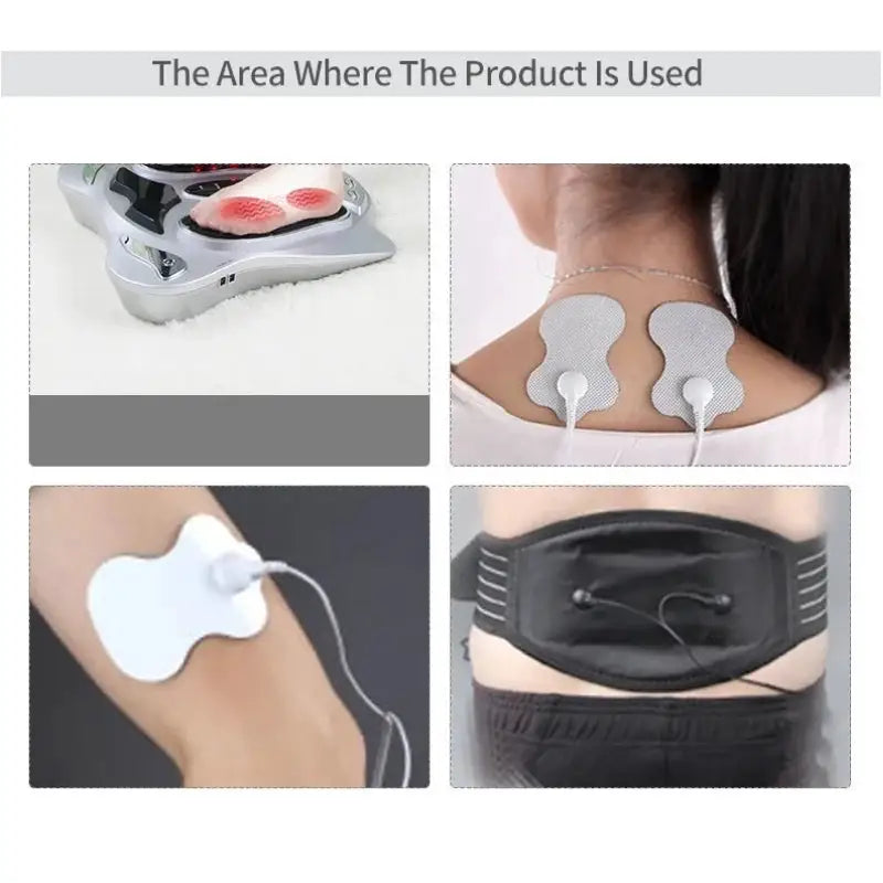 Foot Nerve Muscle Massager Electric Foot Stimulator Improves Circulation Feet Legs Circulation Machine Relieves Body Fatigue