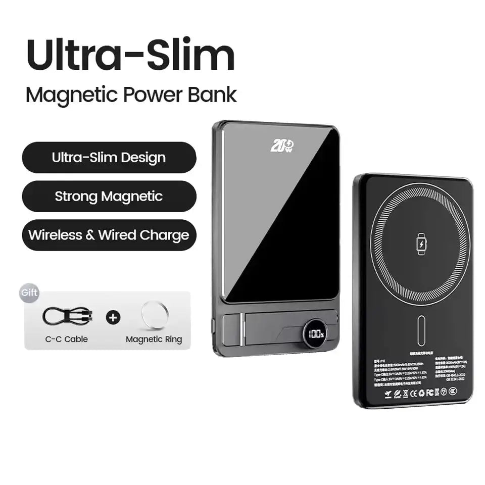 Magnetic Power Bank - Fast Wireless Charging — product view 8