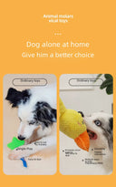 Chew Resistant Dog Toy Dental Cleansing Engaging Plush 2024